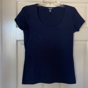 Chaps navy blue tee shirt